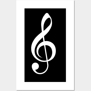 Treble Clef Posters and Art